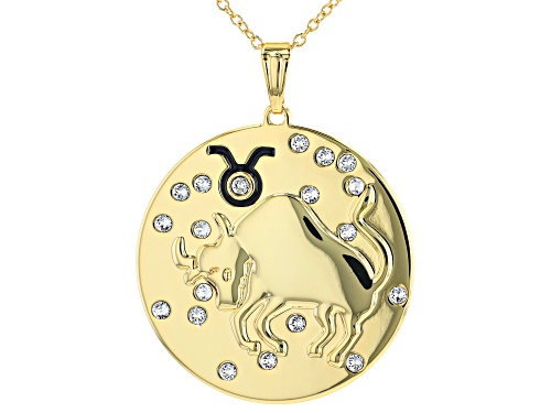 Photo of Crystal Gold Tone "Taurus" Necklace