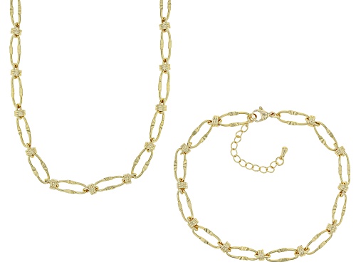 Off Park® Collection Gold Tone Necklace and Bracelet Set