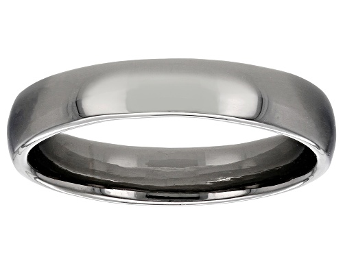 Photo of Pre-Owned Moda Al Massimo® Gunmetal Rhodium Over Bronze Comfort Fit 4MM Band Ring - Size 6