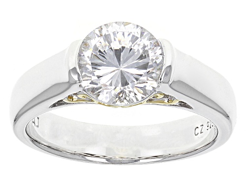 Photo of Pre-Owned Bella Luce®Dillenium 3.15ct Diamond Simulant Rhodium Over Sterling Silver &  Eterno™Yellow - Size 11