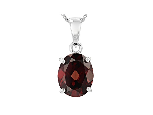 Photo of Pre-Owned Brown Zircon Sterling Silver Pendant With Chain 5.00ct