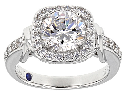 Photo of Pre-Owned Vanna K ™ For Bella Luce ® 3.82CTW Diamond Simulant Platineve® Ring - Size 10