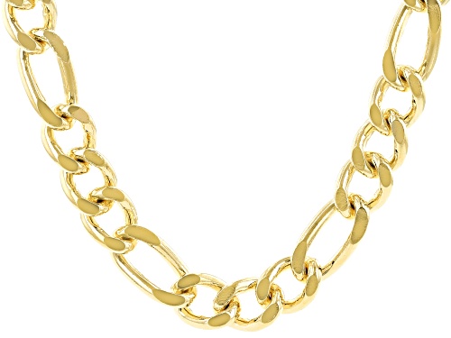 Pre-Owned Moda Al Massimo™ 18K Yellow Gold Over Bronze Figaro Chain - Size 24