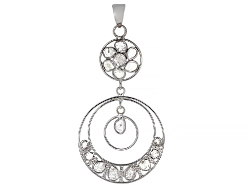 Pre-Owned Artisan Collection of India™ Polki Diamond Sterling Silver Pendant