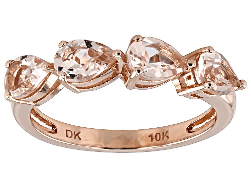 Pre-Owned 1.36ctw Cor De Rosa™ Morganite 10k Rose Gold Ring - Size 6