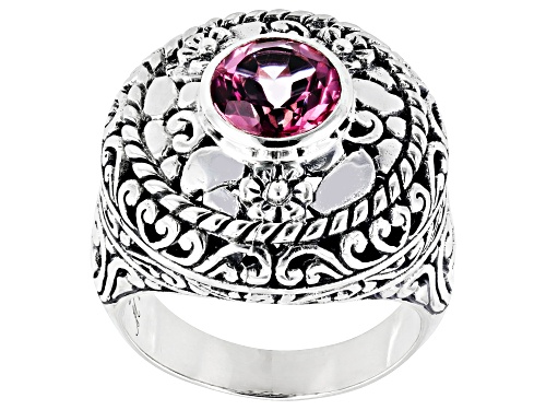 Pre-Owned Artisan Collection of Bali™ 2.00ct Pink Azotic Topaz Sterling Silver Ring - Size 8