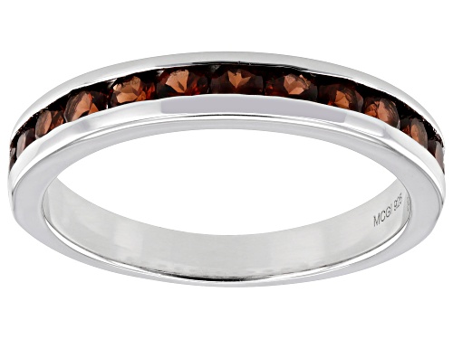 Pre-Owned 1.00ctw Vermelho Garnet™ Rhodium Over Sterling Silver Band Ring - Size 6