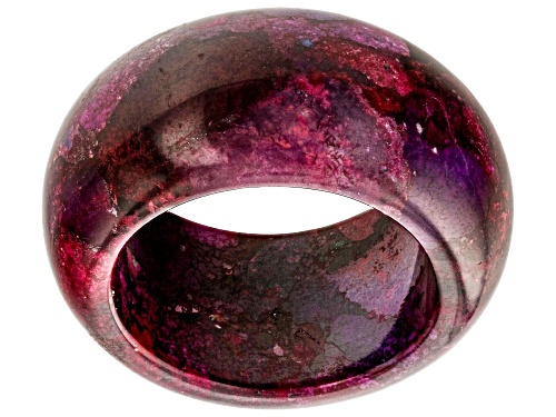 Pre-Owned Southwest Style by JTV™ Purple Turquoise Band Ring - Size 10