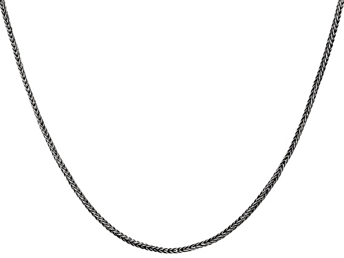 Pre-Owned Artisan Collection of Bali™ Sterling Silver 2mm Foxtail 18" Chain Necklace - Size 18