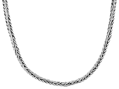 Pre-Owned Artisan Collection of Bali™ Sterling Silver 2mm Foxtail 20" Chain Necklace - Size 20