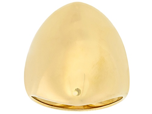 Pre-Owned Moda Al Massimo™ 18K Yellow Gold Over Bronze Dome Ring - Size 11