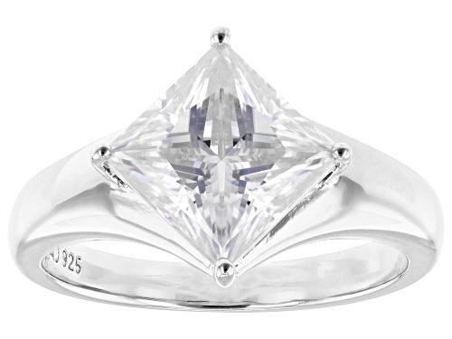 Pre-Owned MOISSANITE FIRE® 2.80CT DEW PRINCESS CUT PLATINEVE® RING - Size 7