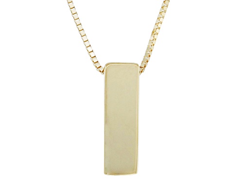 Pre-Owned 10k Yellow Gold Block Letter "I" Initial Necklace - Size 20