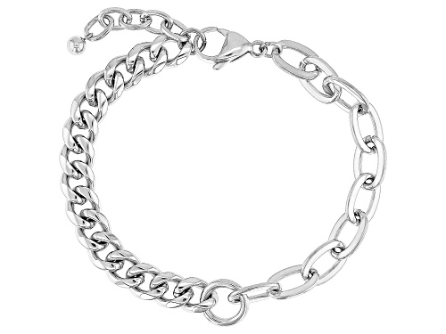 Pre-Owned Sophisticated Steel® Stainless Steel Multi-Link Bracelet - Size 7.25