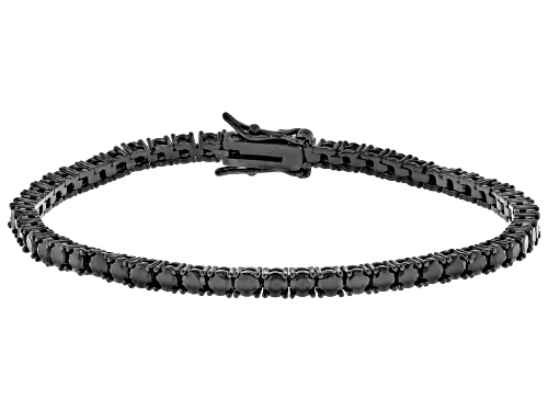 Pre-Owned Bella Luce® 10.08ctw Black Diamond Simulant Black Rhodium Over Brass Tennis Bracelet - Size 8