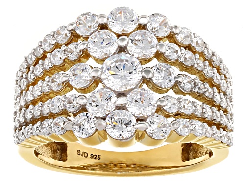 Pre-Owned Bella Luce® 3.00ctw White Diamond Simulant Eterno™ Yellow Ring - Size 5