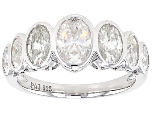 Pre-Owned MOISSANITE FIRE® 2.72CTW DEW OVAL PLATINEVE® RING - Size 6