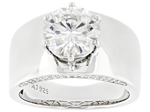 Pre-Owned MOISSANITE FIRE® 2.95CTW DEW ROUND BRILLIANT PLATINEVE® RING - Size 7