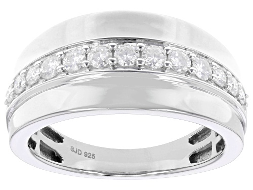 Pre-Owned MOISSANITE FIRE® 0.44CTW DEW ROUND PLATINEVE® RING - Size 5