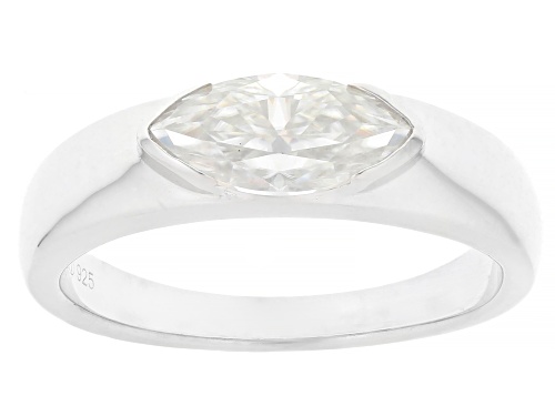 Pre-Owned MOISSANITE FIRE® 1.00CT DEW MARQUISE PLATINEVE® RING - Size 5
