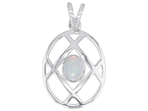 Pre-Owned Artisan Collection of India™ 9x11mm Ethiopian Opal Sterling Silver Pendant