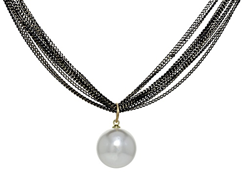 Pre-Owned Paula Deen Jewelry™ Pearl Simulant Gold Tone Multi-Strand Necklace