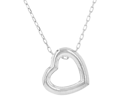 Pre-Owned Sterling Silver Heart Necklace