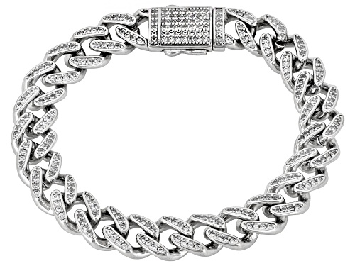 Pre-Owned Bella Luce® Ottone 1.05ctw White Diamond Simulant Rhodium Plated Bracelet - Size 7.25