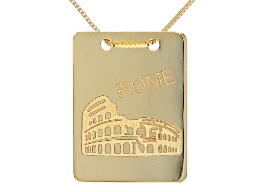 Pre-Owned 10k Yellow Gold Rome Necklace - Size 18
