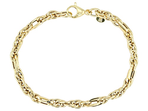 Pre-Owned 10k Yellow Gold 4.6mm Figarope Bracelet - Size 7.5