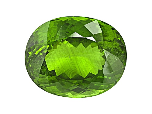 Peridot 25.2x20.2mm Oval 54.7ct