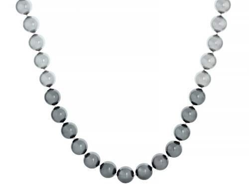 Pearlfection® Multi-Color South Sea Simulant Rhodium Over Sterling Silver 32 Inch Strand Necklace - Size 32