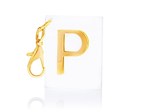 Pre-Owned Stella McCartney Alphabet Charm Key Ring "P"