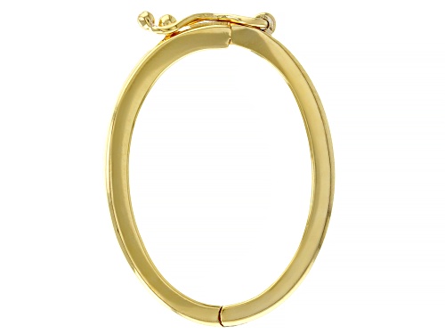 Pre-Owned 18k Yellow Gold Over Sterling Silver 22x17mm Shortener