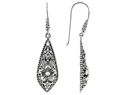 Pre-Owned Artisan Collection of Bali™ Sterling Silver Floral Earrings