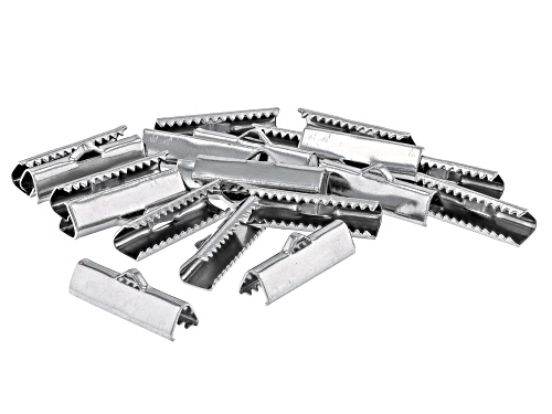 Pre-Owned Stainless Steel End Crimp appx 20 Pieces Total