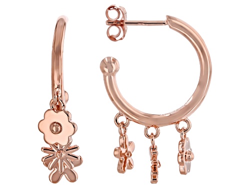 Pre-Owned Timna Jewelry Collection™ Copper Flower Charm Dangle Earrings