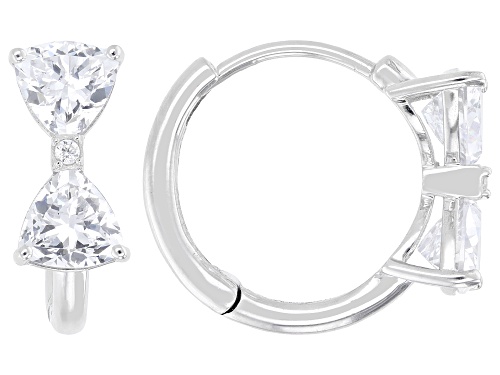 Pre-Owned Lisa Mason For Bella Luce® 2.91ctw White Diamond Simulant Platinum Over Silver Perfect Cut