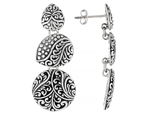 Pre-Owned Artisan Collection of Bali™ Sterling Silver Filigree Drop Earrings