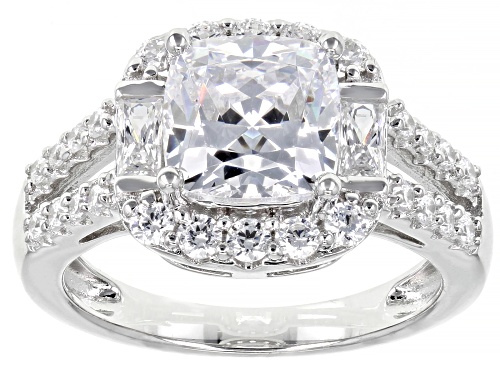 Photo of Pre-Owned Bella Luce Luxe™ 5.42ctw Cubic Zirconia Rhodium Over Silver Ring (2.86 - Size 11