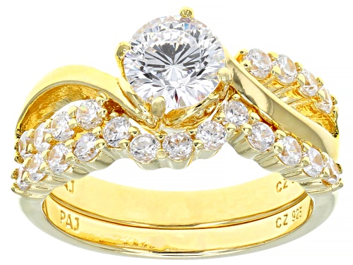 Photo of Pre-Owned Bella Luce ® 2.93ctw Dillenium Cut Eterno™ Yellow Ring With Band (1.66ctw DEW) - Size 12