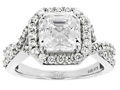 Pre-Owned Bella Luce Luxe ™ with Imperial Mosaic Cubic Zirconia Rhodium Over Sterlin - Size 9