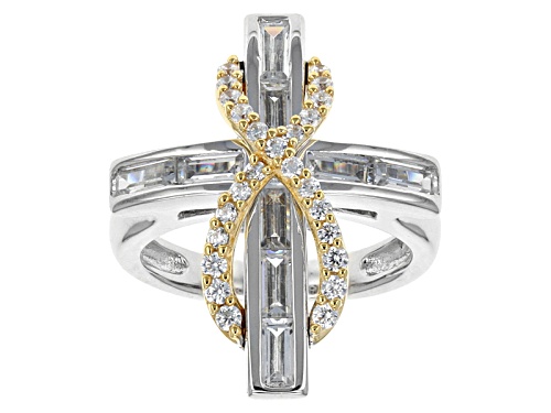 Pre-Owned Bella Luce® Diamond Simulant 2.00ctw Rhodium Over Sterling  