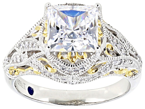 Pre-Owned Vanna K ™ For Bella Luce ® 5.96ctw Platineve ™ And Eterno ™ Ring (4.02ctw Dew) - Size 10