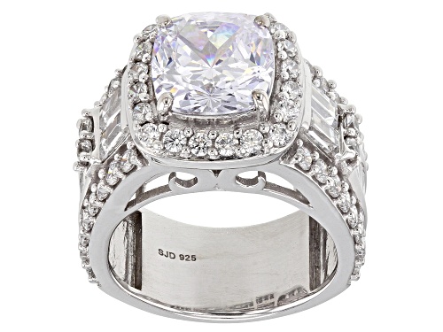 Photo of Pre-Owned Bella Luce ® 2018 Girlfriend Friday 10.96CTW White Diamond Simulant Rhodium Over Silver Ho - Size 12