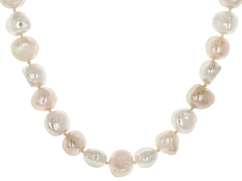 8mm Multi-Color Cultured Freshwater Pearl Endless Strand 32 Inch Necklace - Size 32