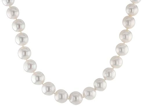 12-13mm Cultured Freshwater Pearl & Bella Luce® Rhodium Over Sterling Silver 32 Inch Necklace - Size 32