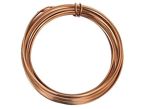 18 Gauge Square Wire in Antiqued Copper Appx 7 Yards