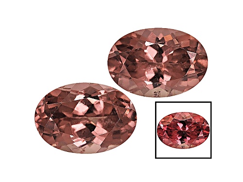 Masasi Bordeaux Garnet™ Color Shift Avg 1.40ctw 6.5x4.5mm Oval Matched Pair