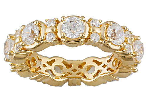 Photo of Bella Luce® 4.54ctw, Diamond Simulant, Eterno ™ Yellow "Couture" Ring - Size 5